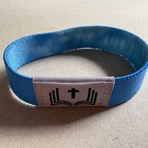 Blue Bible Verse Nfc Bracelets Religious Daily Inspirationl Christian Friendship